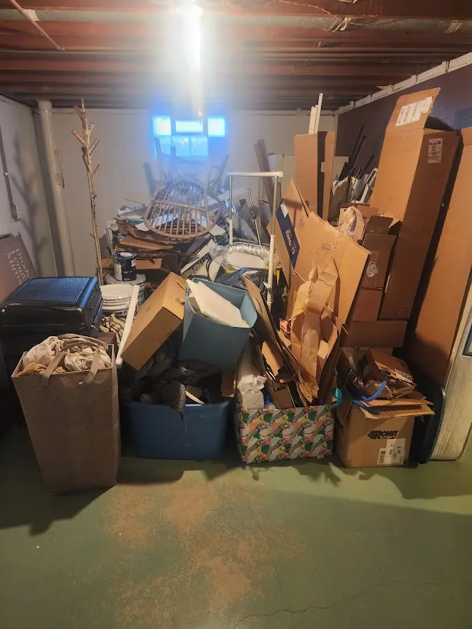 Roll-off dumpster container at job site for Construction Dumpster Rental in West Ocean City